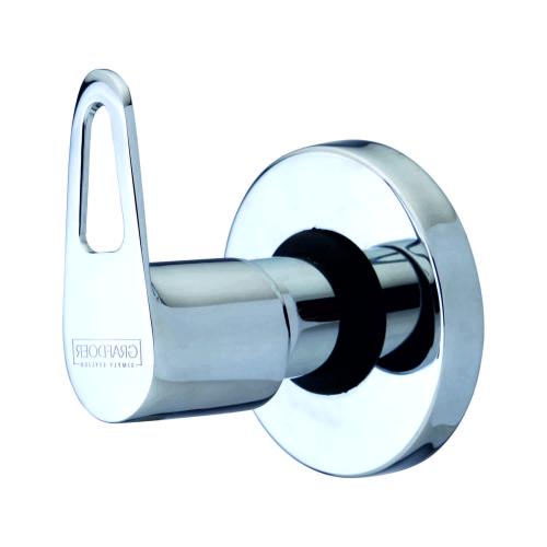 Exposed Part Kit of Concealed Stop Cock with Fitting Sleeve, Operating Lever & Adjustable  Wall Flange (Suitable for CCB-221/231/321/331) Chrome